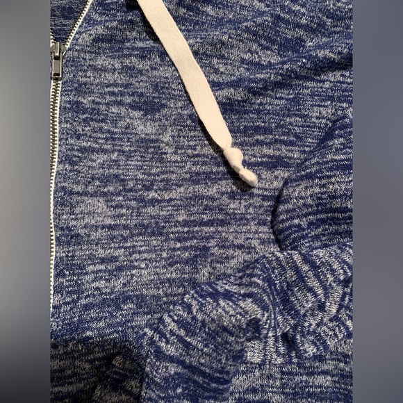 American Eagle Outfitters blue full zip hoodie sweatshirt size M - Picture 2 of 7